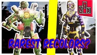 Rarest Recolour Legend Skins in Apex Legends