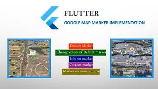 Flutter Google Map Marker | Custom Marker |