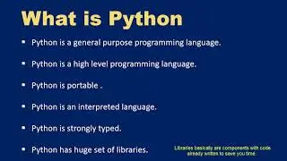 What is Python - Python Tutorial - Python for Beginners