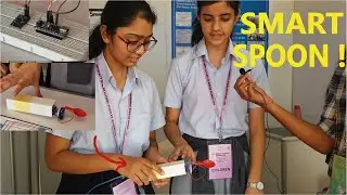 Smart spoon science project at national exhibition | Indian Science congress 2020 | arduino project