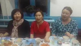 Бурятская песня о любви.Красиво поют.Ханда,Баярма,Эржена молодцы!