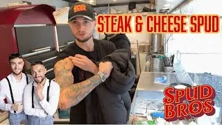 Making a Steak & Cheese SPUD!