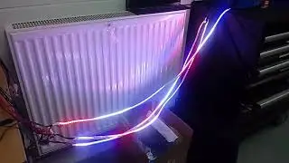 Led strip random scrolling light effect for a large hamster wheel
