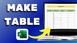 How To Make Table In Excel (2025)