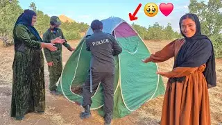 You won't believe it, the police found a homeless family's lost tent after a long time.