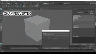 Autodesk Maya 2020, Chamfer Vertex