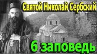 Святой Николай Сербский. Шестая Заповедь. Объяснение 10 Заповедей.