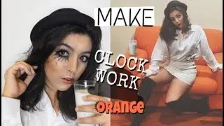 HALLOWEEN: Maquiagem Alex Delarge (Laranja Mecânica) + ideia de look - Camila Carregal