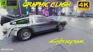 GRAPHIC CLASH Cyberpunk 2077 RTX 4090  Max Settings 4k Gameplay HDR