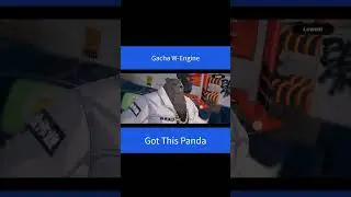 Gacha W Engine Malah Dapat Panda Jumbo 