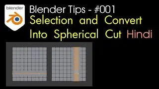 Master Blender Selection Techniques + Convert Square Cut to Sphere |  Blender Tips 