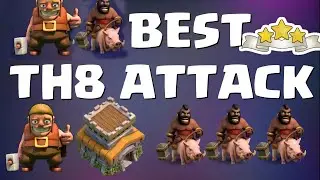 BEST TH8 CLAN WAR ATTACK FOR 2021