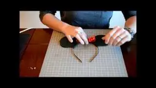 How To Make Mickey Mouse Ears or Minnie Mouse Ears on Headband