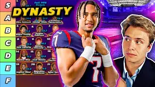 Top 24 Dynasty Rookie Rankings & Tiers (Updated)