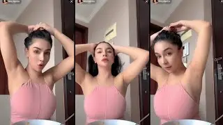 Siva Aprilia Live Tiktok Terbaru Lagi makan seblak hot😍[28.01.23]