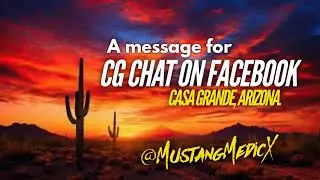 A message to my CG Chat people on Facebook from #MustangMedic about our American Flag on the bridge.