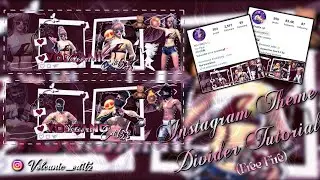 Instagram Theme Divider Post Tutorial ||@volcanic_ff||
