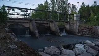A small dam and fish steps