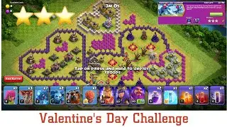 COC Valentine's Day Challenge 2022 l Easy 3 Stars