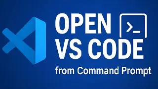 Open Vs code from command prompt(cmd)