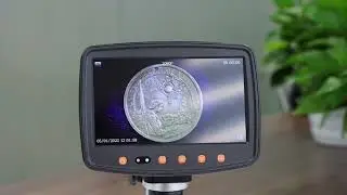 7 inch digital microscope, 50x- 1000X magnification 12MP ultra-precision camera sensor