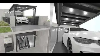 Roll-over roof vehicle lift