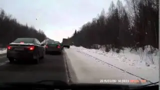 ДТП на трассе Нылга   Ижевск 09 03 2015 Удмуртия
