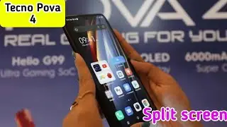 Split Screen On In Tecno Pova 4, Create Dual Screen In Tecno Pova 4, How To Use Floating Window ,