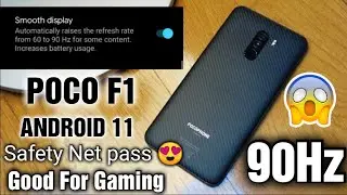 POCO F1 Best Gaming Rom In 2021 || POCO F1 60Hz To 90hz Smooth Display