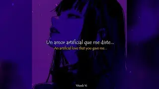 Tika Balanchine & New one - Artificial love | sub. español | Lyrics ( sped up )