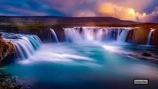 Relax with waterfall sound for sleep