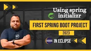 How To CREATE Spring Boot REST API Project USING spring initializer & IMPORT In ECLIPSE [2023] 👨‍💻