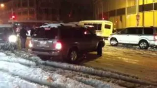 Wisconsin and Calvert Ave snow 2