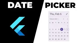 Date picker in flutter | flutter date picker | flutter tutorial | flutter widgets 