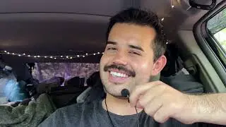 ASMR LIVING IN A CAR ( Whispered Ramble with Nature sounds )
