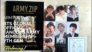 [UNBOXING] BTS (방탄소년단) Global Official Fanclub Army Membership - 7TH GEN (ARMY.ZIP)