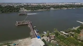 Sremska Kamenica dron video. Novi Novosadski most na Dunavu.