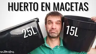 Los MEJORES CONSEJOS para HUERTO EN MACETAS en tu terraza o pequeños espacios || en20metros