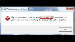 How to Fix GTA 5 Error MSVCP120.Dll/KhmerGamer