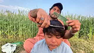 ASMR Haircut And Head Massage Please Subscribe Me 