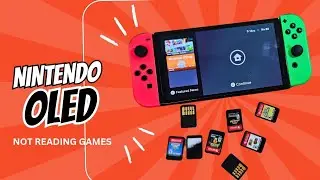 NINTENDO SWITCH OLED NOT READING ANY CARTRIDGE GAMES..!!