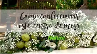 Tutorial: Centro de mesa en tonos verdes y blancos