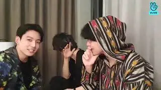 ENG SUB BTS V TAEHYUNG, JIMIN & JUNGKOOK LIVE VLIVE PART 1