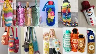 Crochet bottle cover||crochet articles