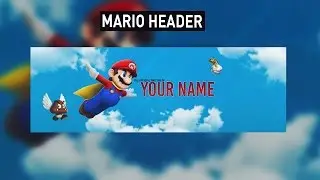 Mario Themed Twitter Header