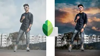 Snapseed New Sky Background change Manipulation Editing | Snapseed Photo Editing Tutorial | Snapseed