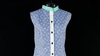 How to Sew a Button Band