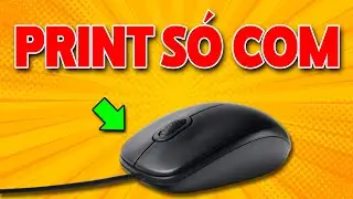How to take a PRINT of the PC screen without the KEYBOARD just using the mouse to print the PC sc...