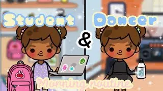 Dance major💃🏻🩰morning routine☀️|| Toca Boca|| Waffle queen||