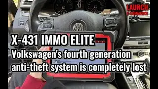 LAUNCH X431 IMMO ELITE | Volkswagen's fourth generation anti-theft system is completely lost